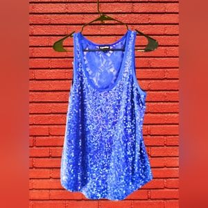Lace & Sequin fancy tank